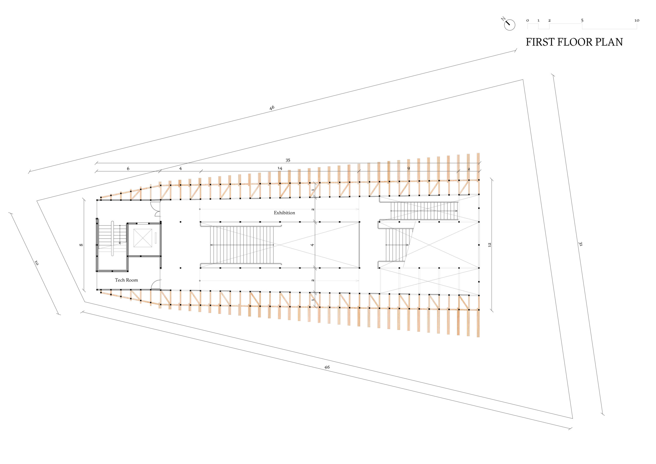 250326_Bahrain Pavilion_Plans Presse-FIRST FLOOR PLAN