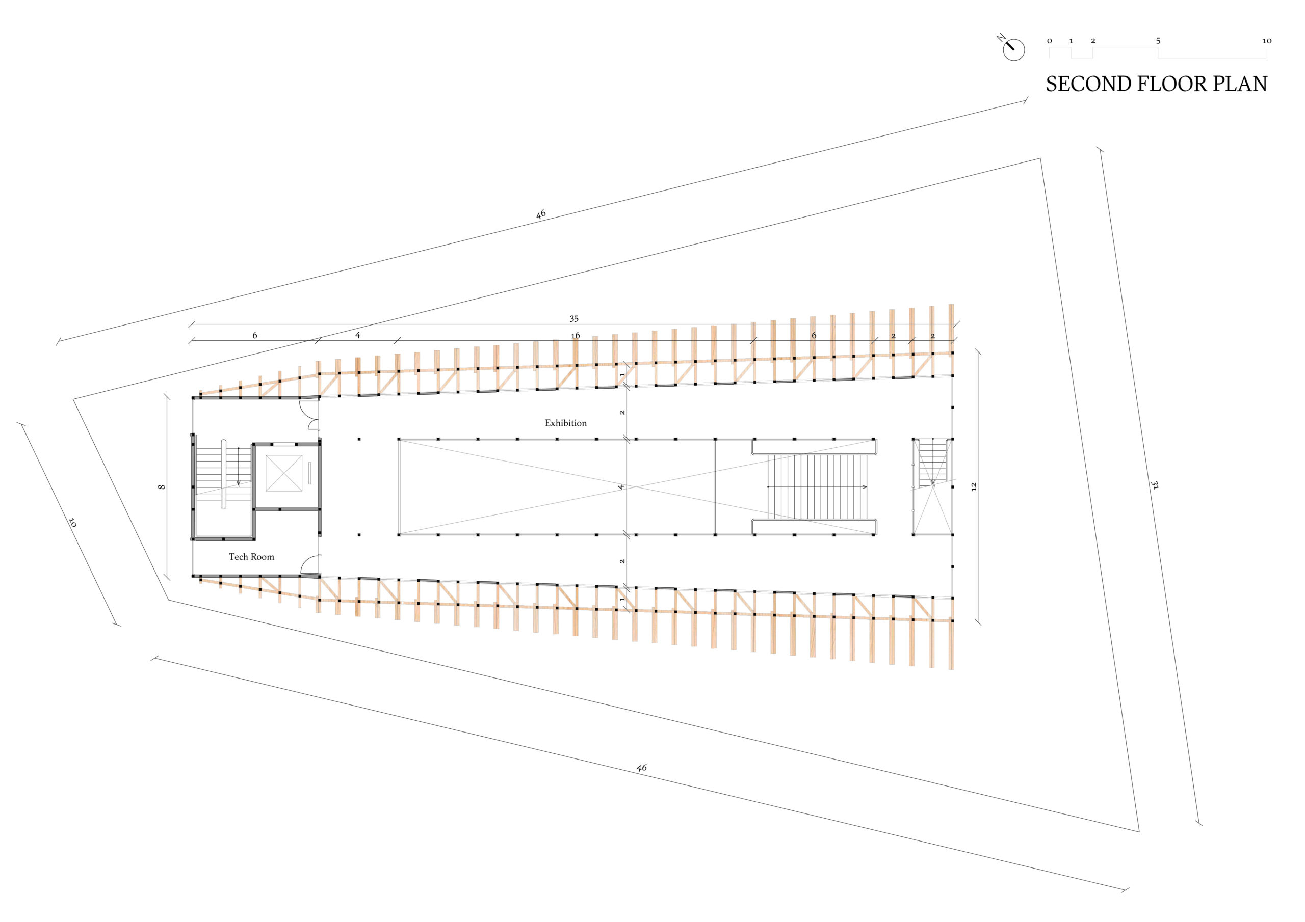 250326_Bahrain Pavilion_Plans Presse-SECOND FLOOR PLAN