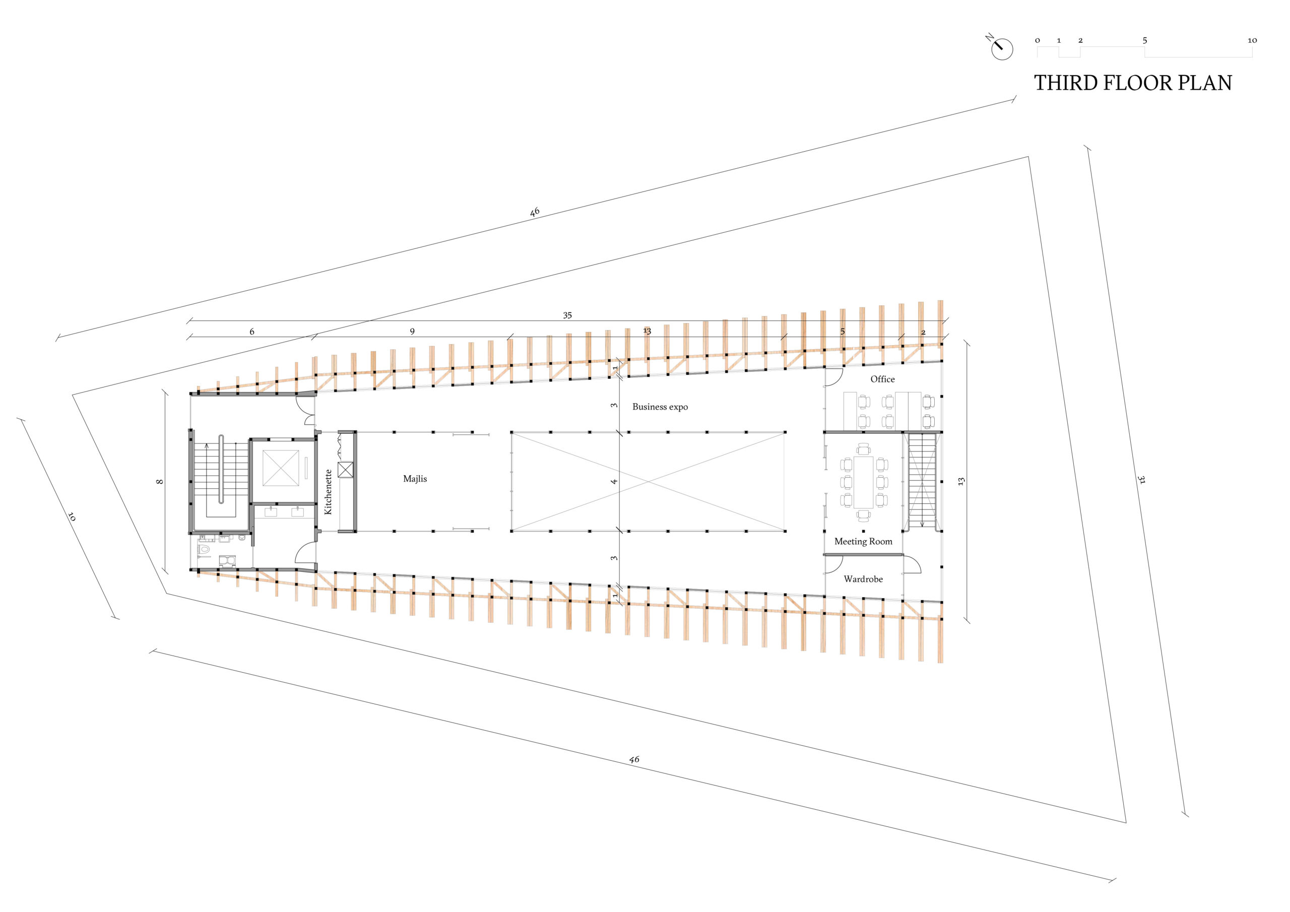 250326_Bahrain Pavilion_Plans Presse-THIRD FLOOR PLAN