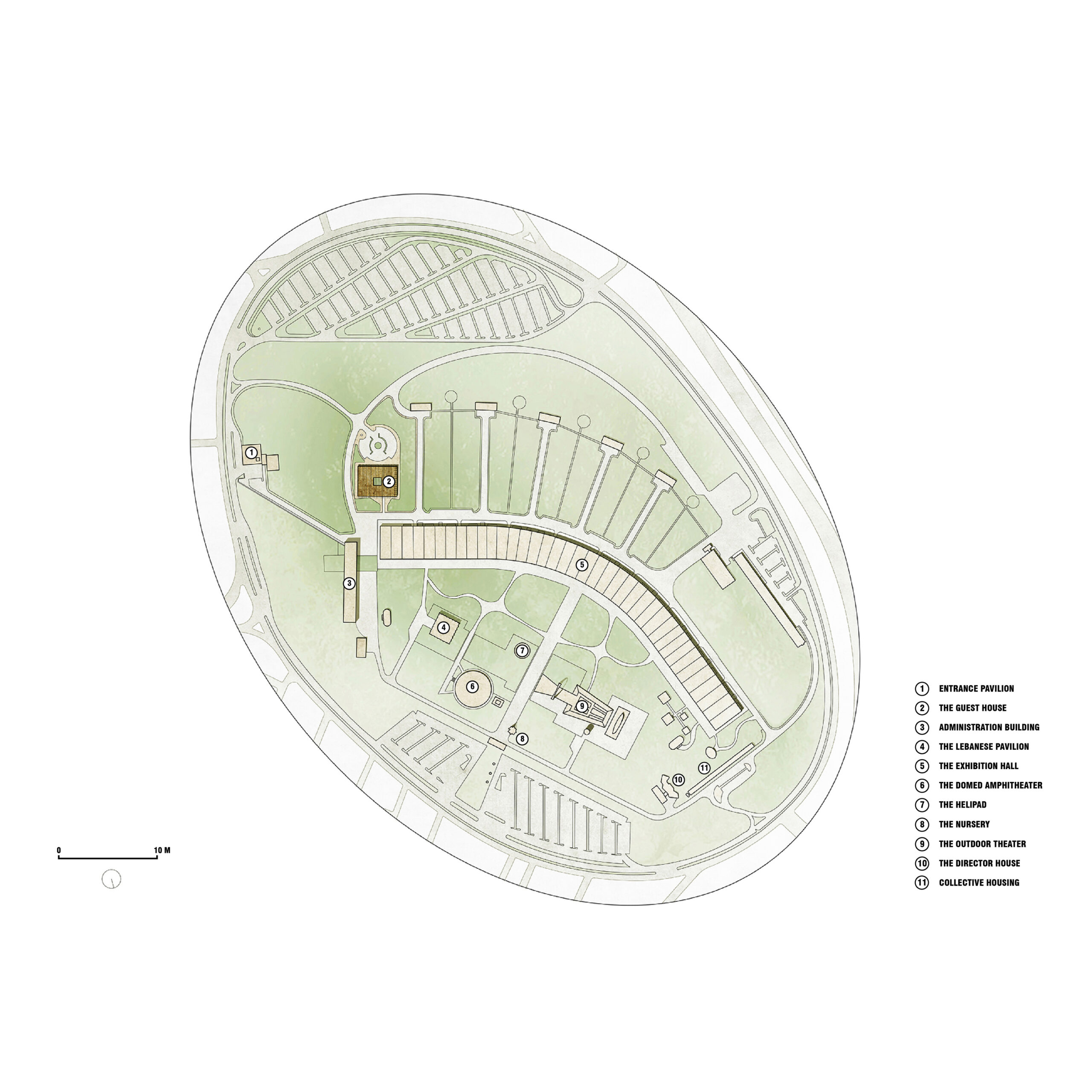 04 Site Plan, courtesy of EAST Architecture Studio