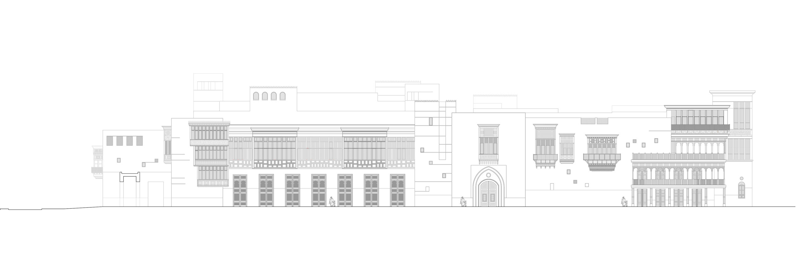 USArch_Jeddah Culture Square_PAC West Elev